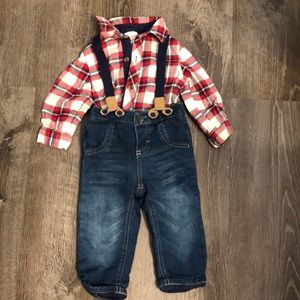 Cat and Jack Baby Lumber Jack Set